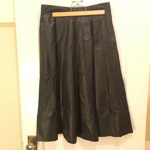 Leith Vegan Leather Midi Skirt